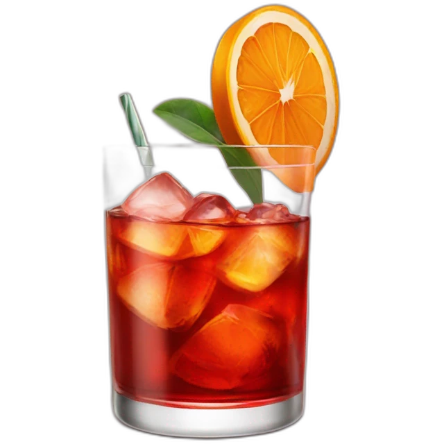 negroni cocktail emoji
