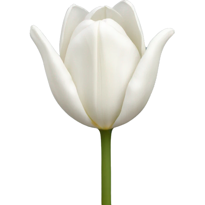 White tulips  emoji
