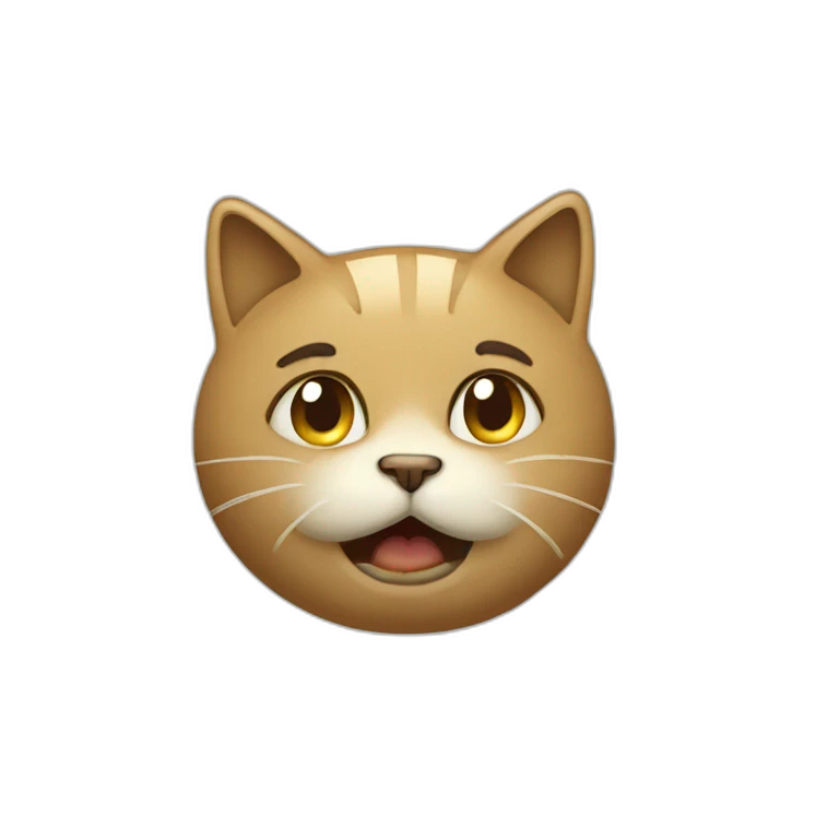 Un chat qui pleure emoji