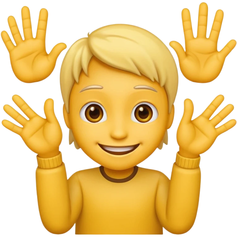 make emoji with seven finger emoji