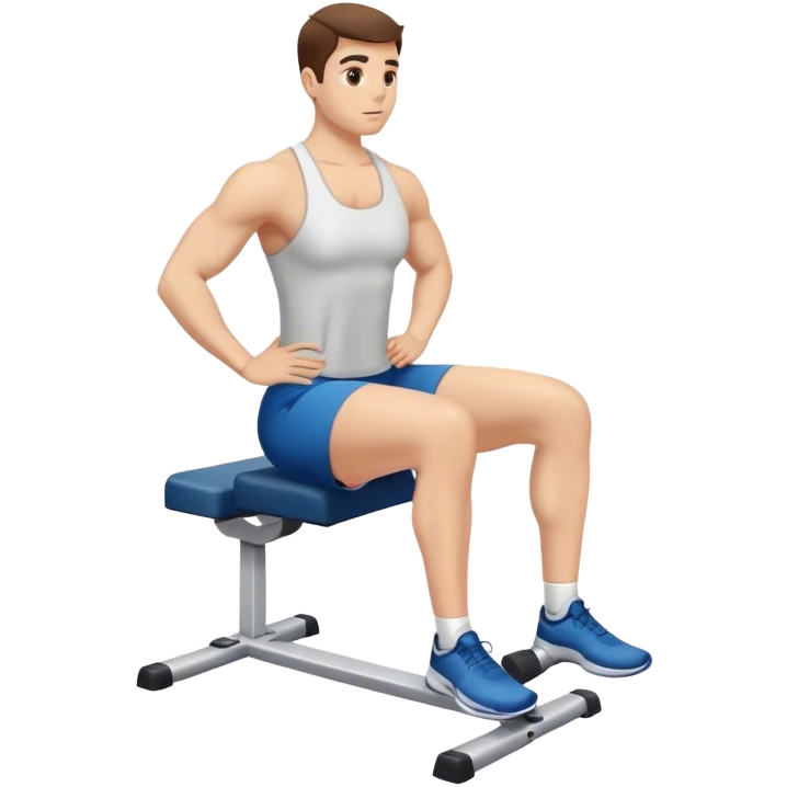 seated calf raise exercise emoji