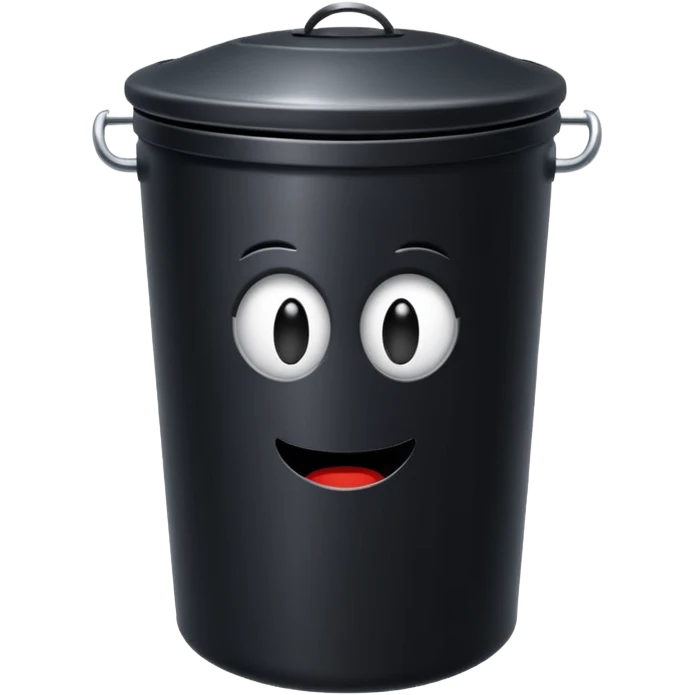  dustbin black emoji