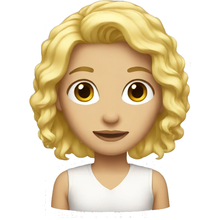 blond hair emoji