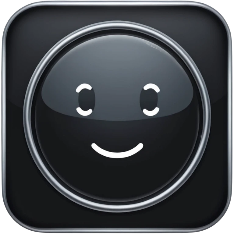 small rubber circle in a small plastic square  emoji