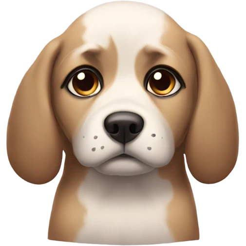 Sad pupp emoji