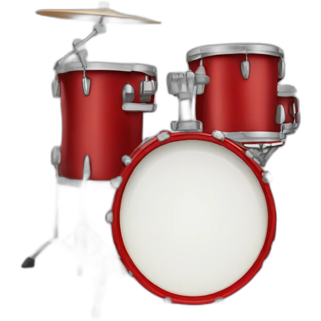 A Red Drumset emoji