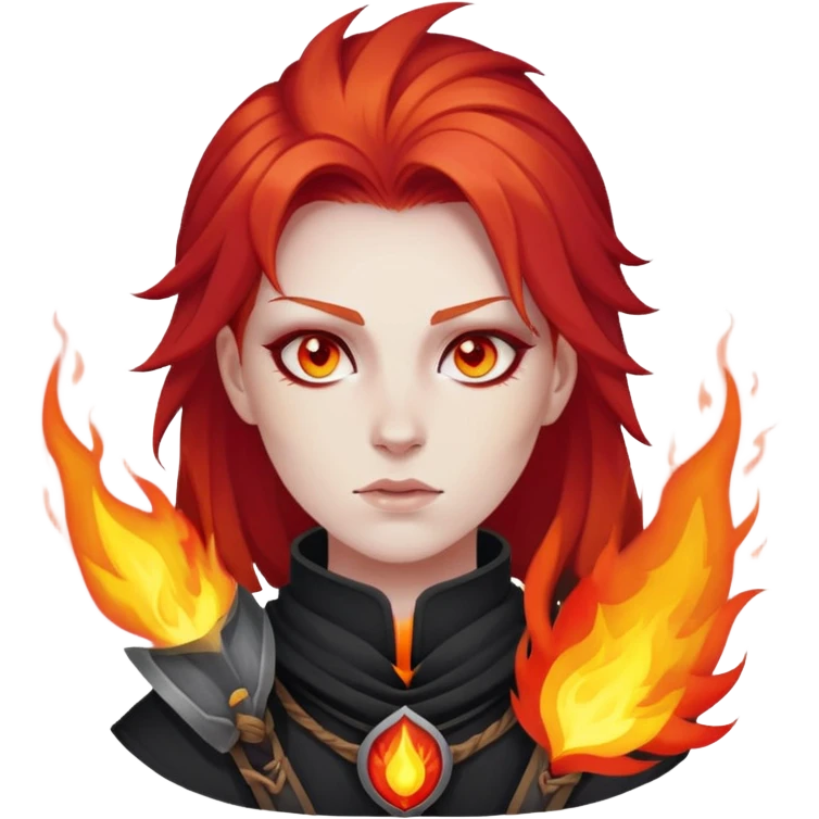Mavuika The Pyro Archon from Genshin Impact emoji