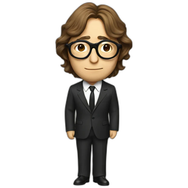 john lennon in the suit emoji