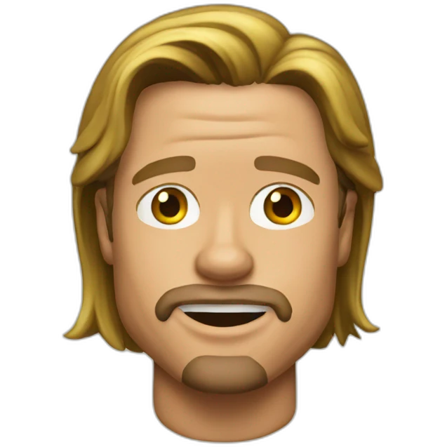 brad pitt emoji