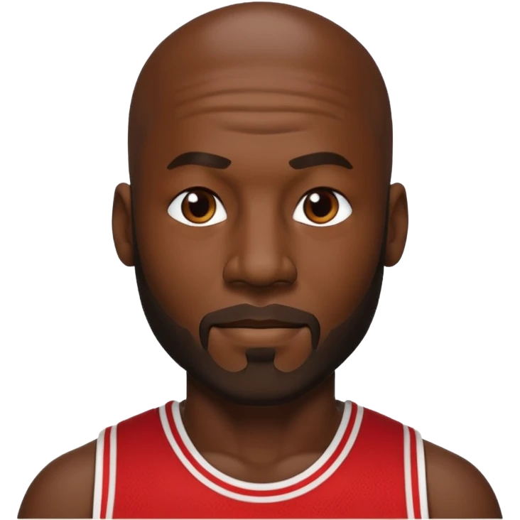 michael jordan with sideburns beard emoji