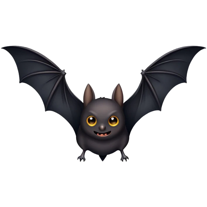 hiding bat emoji