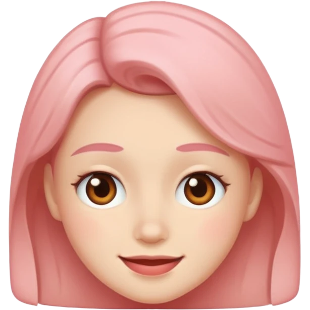 Awkward smile with blush emoji