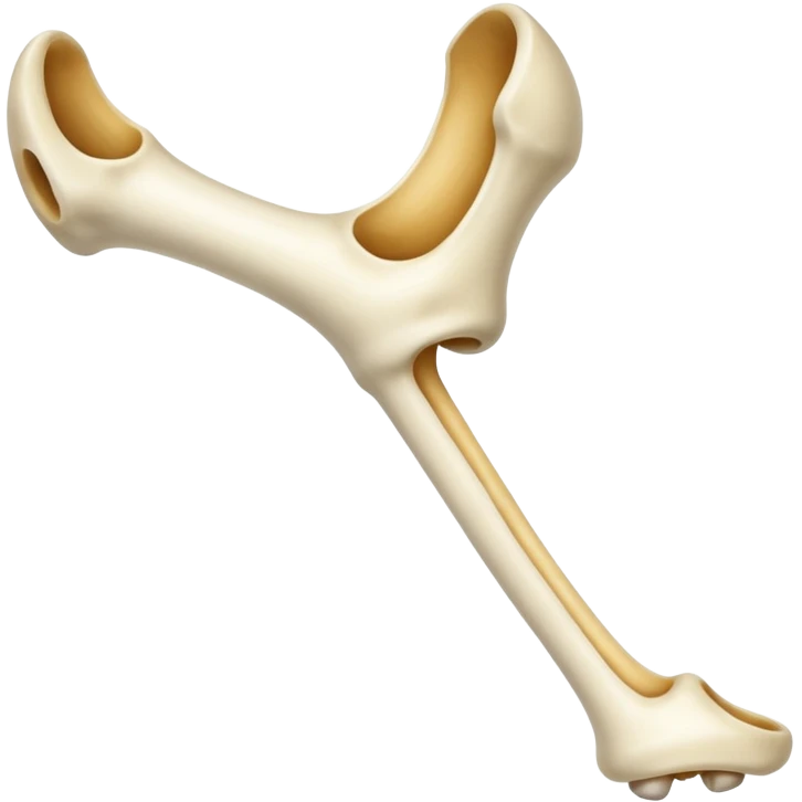  leg bone with tiny holes emoji
