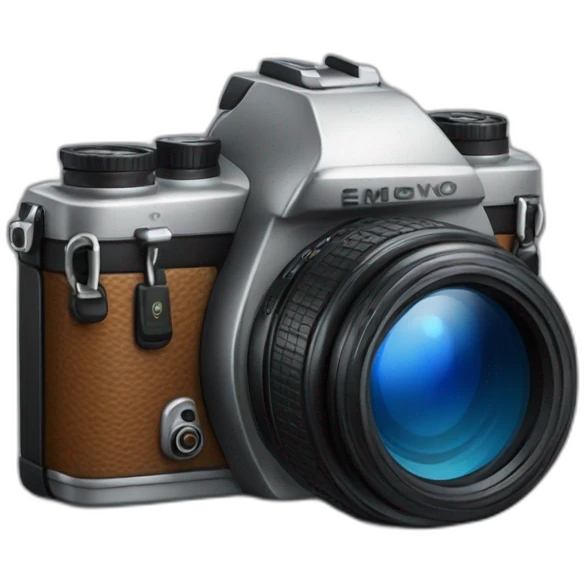 expensive and detailed camera equipment emoji