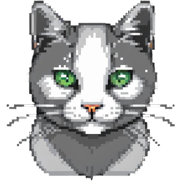 A happy cat with whiskers emoji
