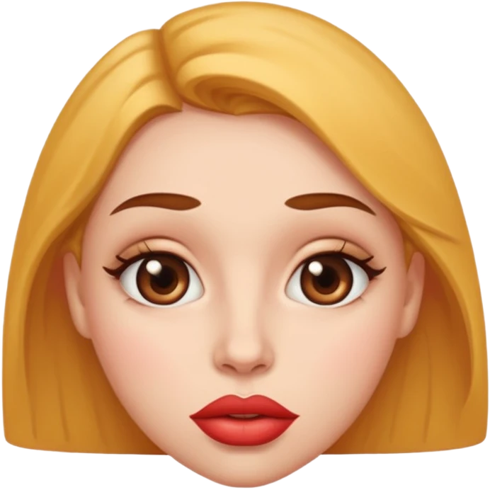femlae with big lips more big  emoji