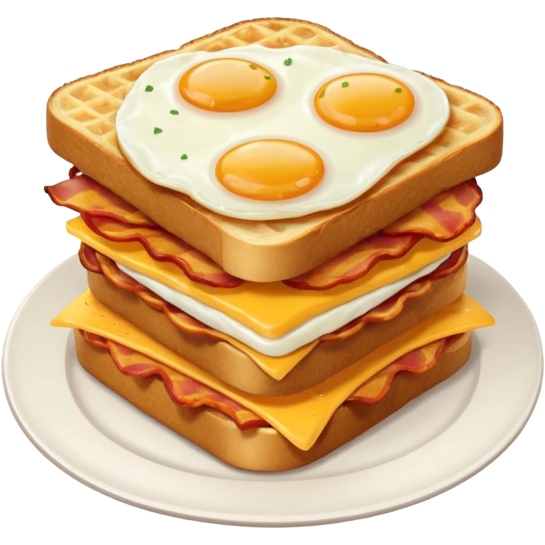 bacon egg and cheese with hashbrowns emoji
