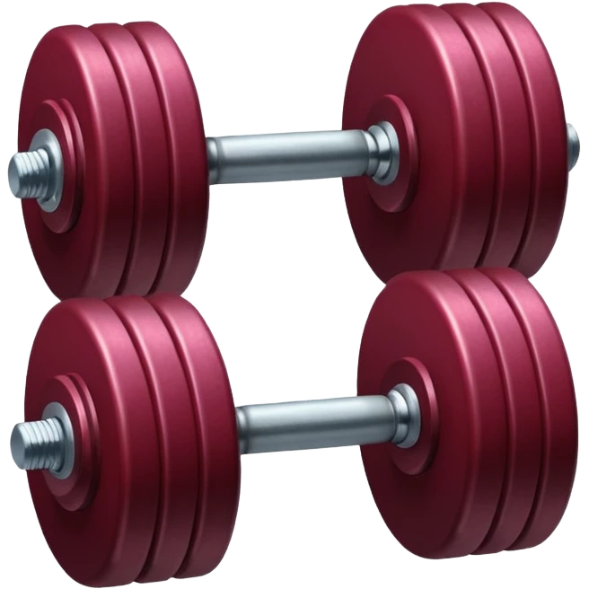 burgundury dumbbell emoji