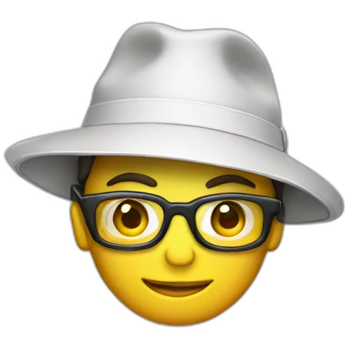 nerd hat emoji