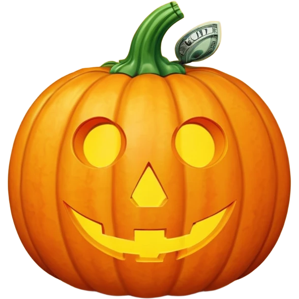 🎃🤑денежная тыква emoji