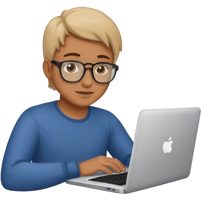 person working working on a laptop emoji