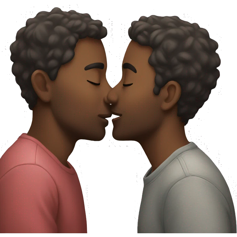 Couple kissing emoji