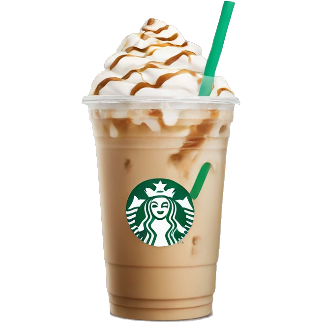 Starbucks iced latte  emoji