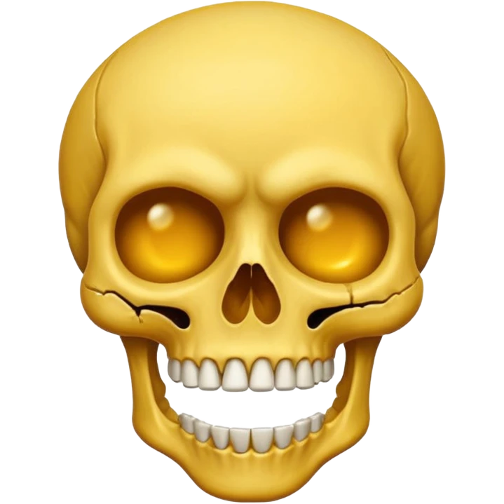 half face very hungry emoji, another half angry skull skeleton emoji