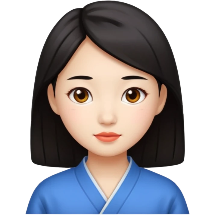 Chinese girl emoji