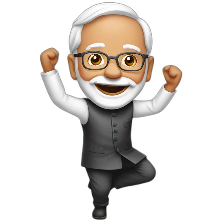 Modi dancing emoji