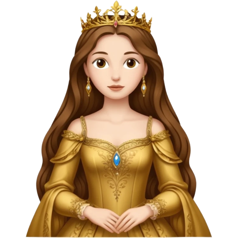 Renaissance lady emoji