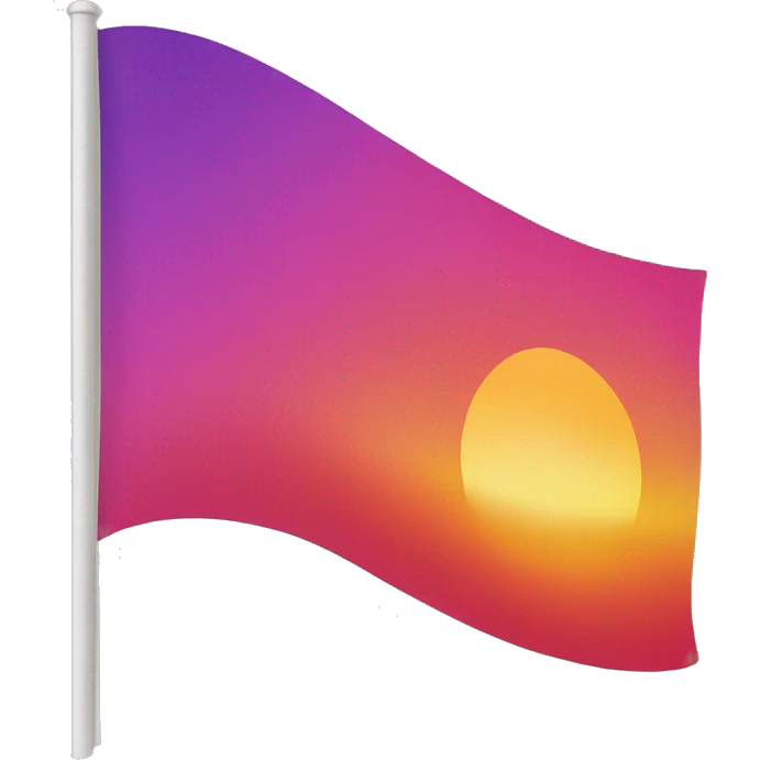 sunset lesbian flag emoji