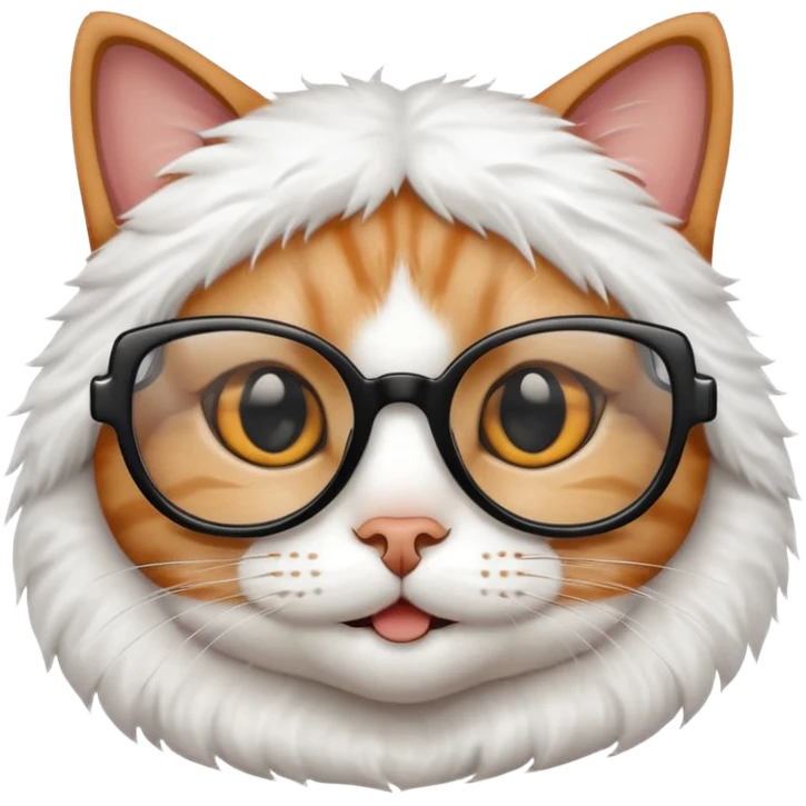 Cat wearing black cooling glass 😎😺 emoji