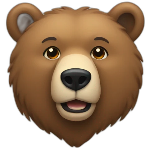 Bear pride emoji