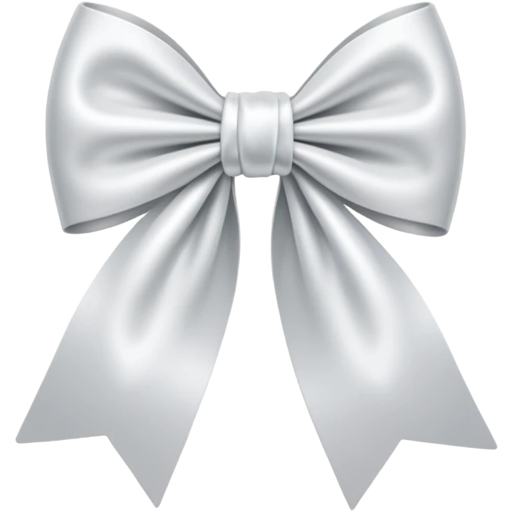 white bow emoji