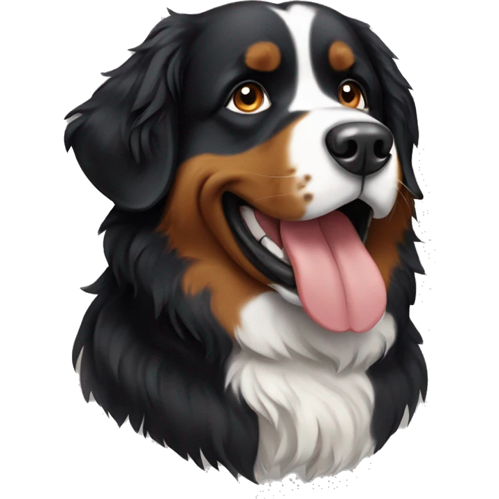 Bernese montain dog emoji