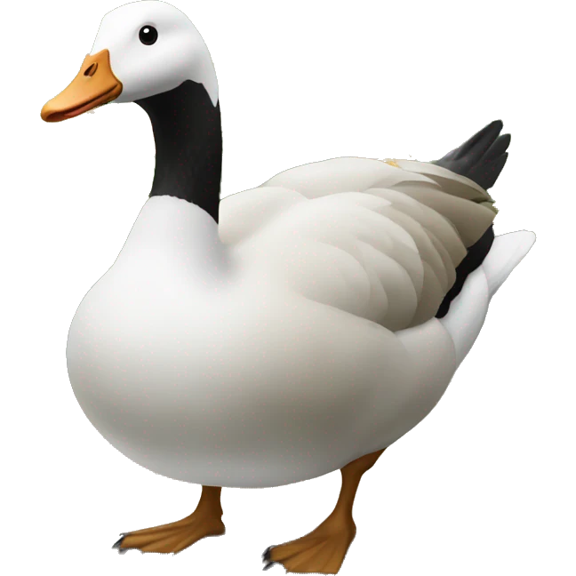 Goose in the garden emoji