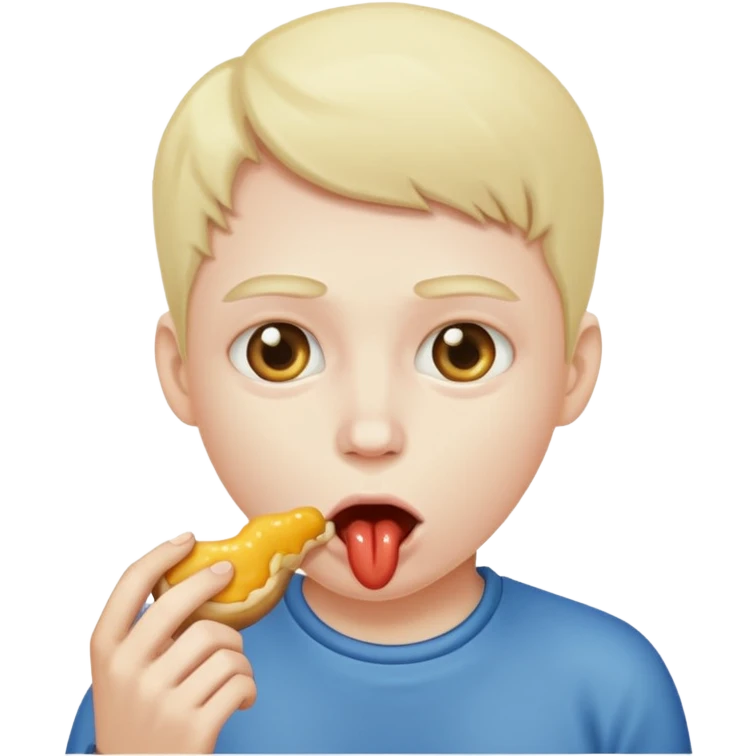 Eating anus emoji