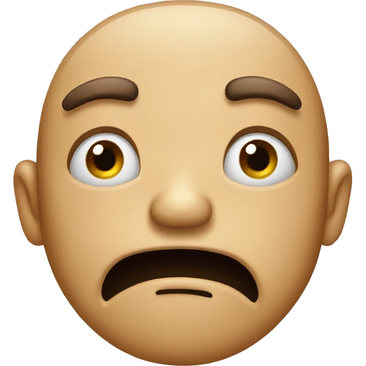 Disgusted face emoji  emoji