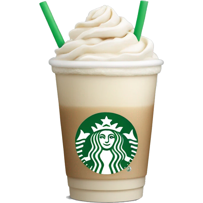 Starbucks white mocha  emoji