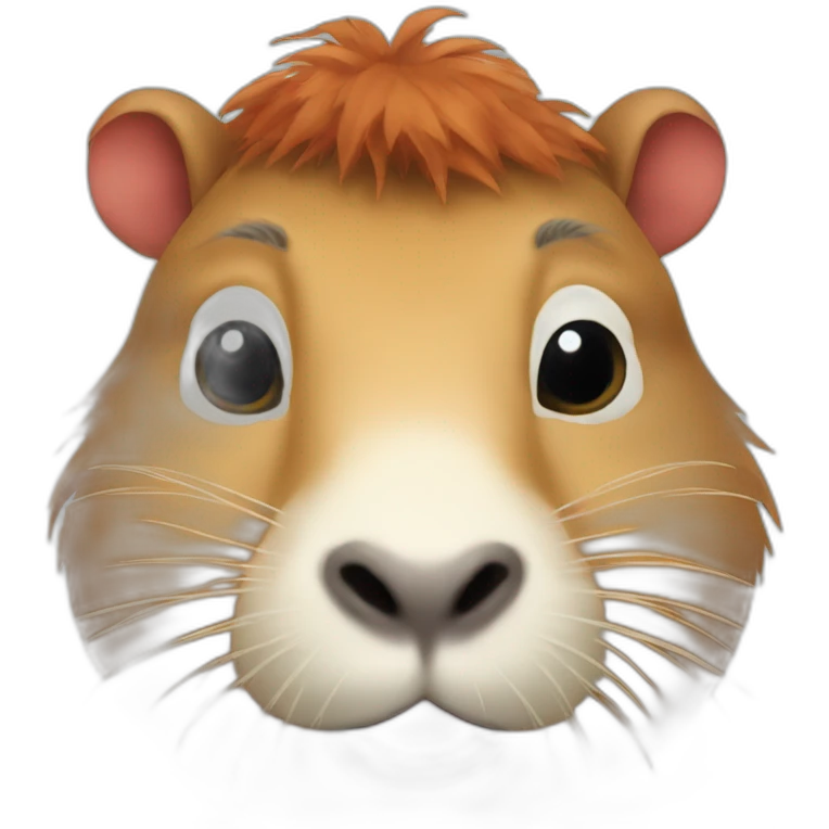 Capybara clown emoji