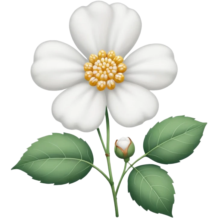 хлопок цветок emoji