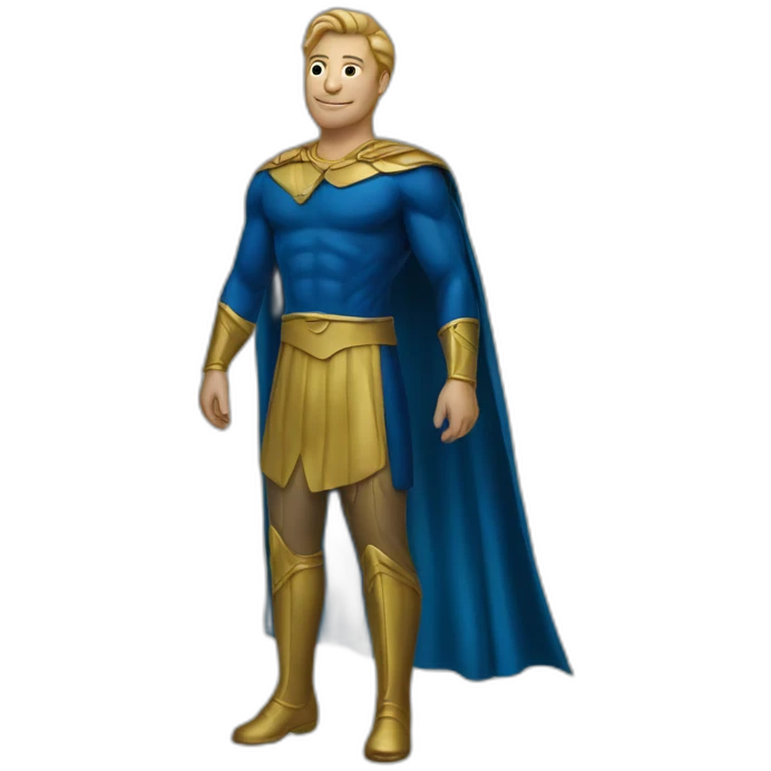 The-Homelander-with-dress emoji