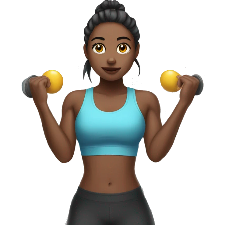 girl in the gym emoji