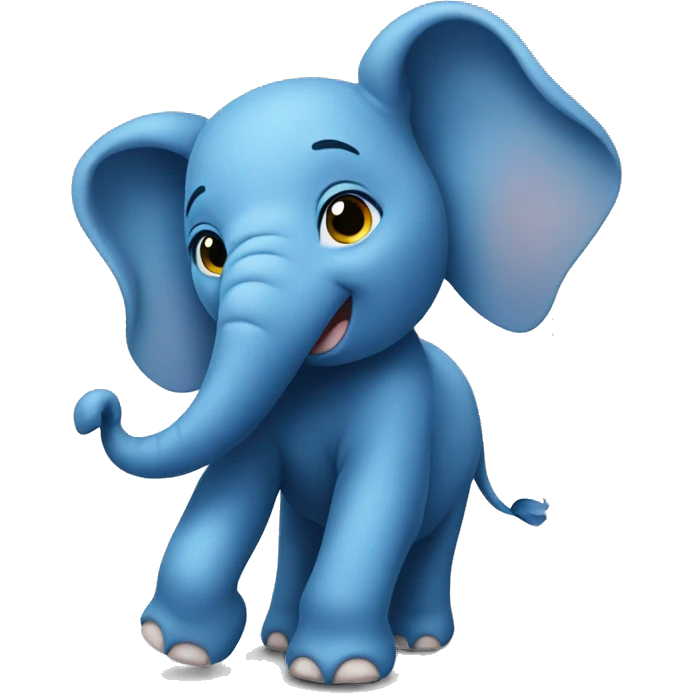 Little Blue Elephant emoji