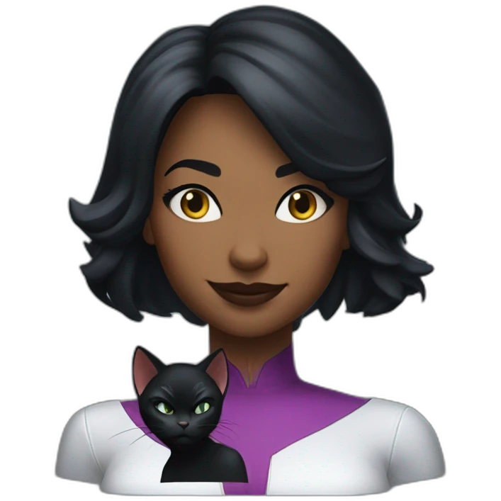 Felicia Hardy (Black Cat Marvel character from Spider-Man Universe) emoji