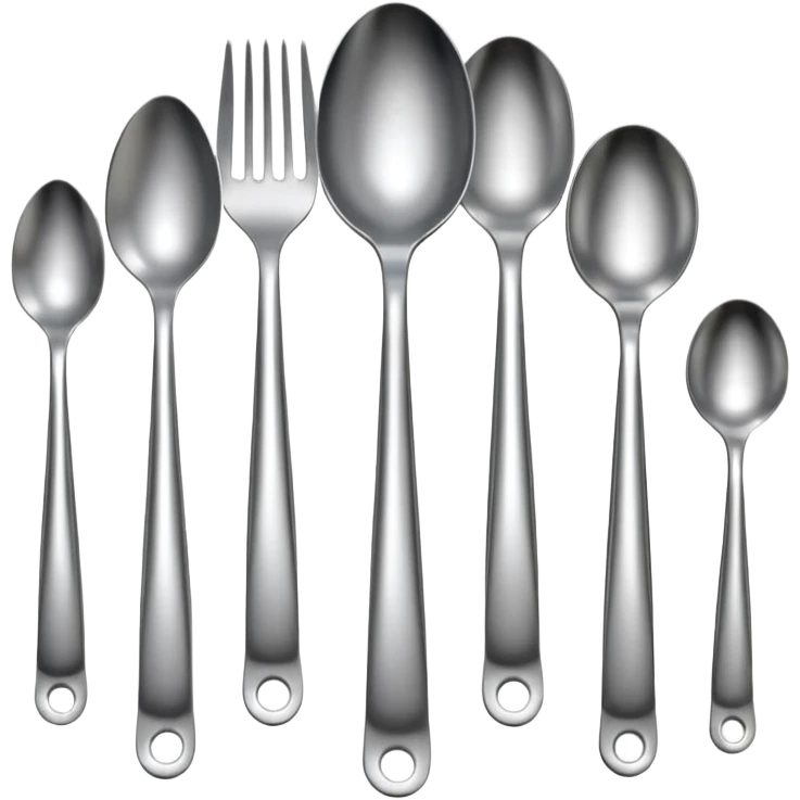 differnt type of spoon emoji