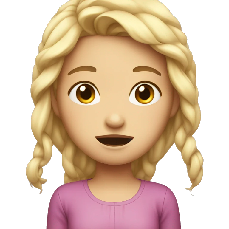 girl cry emoji