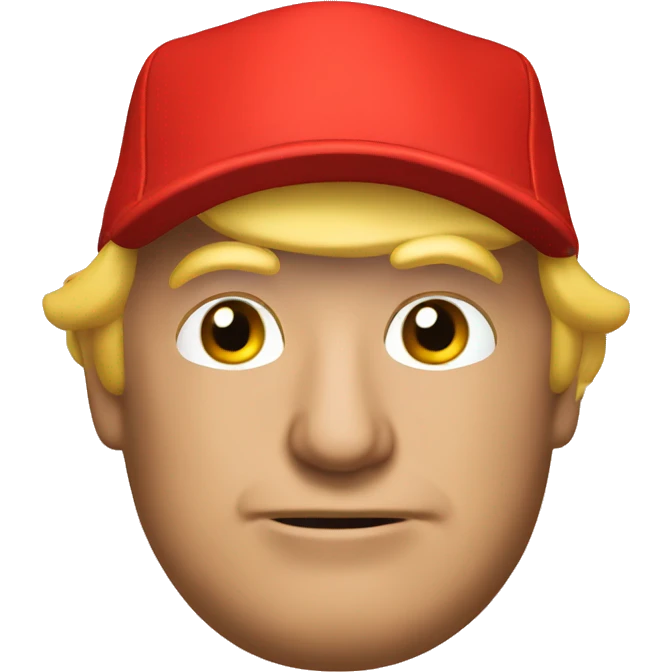 donald trump red hat emoji