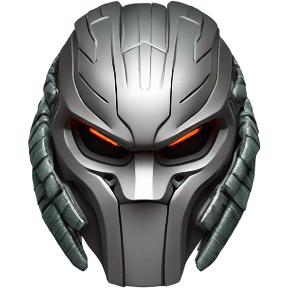 Mask of predator  emoji